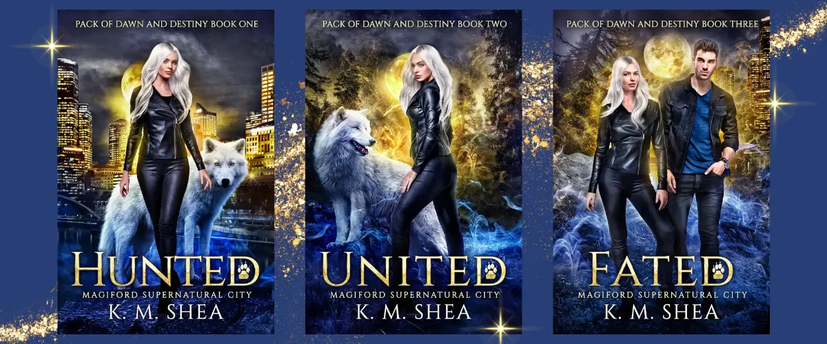 How to run with the big dogs: A review of the Pack of Dawn and Destiny series by K.M. Shea